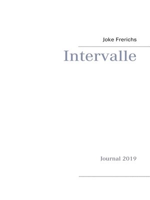 cover image of Intervalle